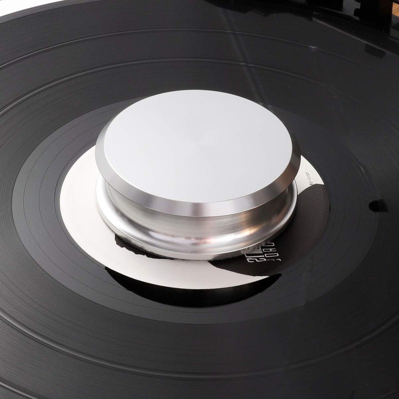 FEMELI Record Weight Stabilizer by FEMELI,Turntable Weight Clamps-Low Profile to Fits Under Dust Cover of Turntable Vinyl Disc LP Record Player (Silver) - Image 3